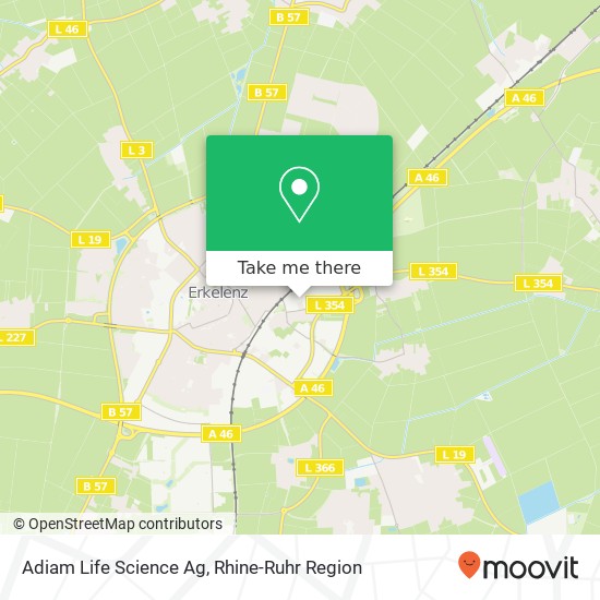 Adiam Life Science Ag map