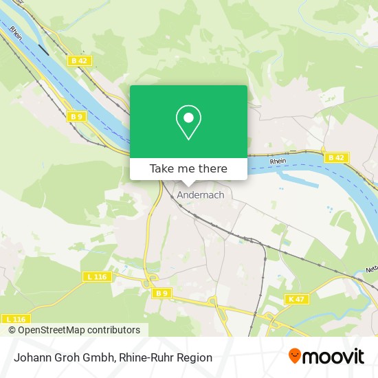 Johann Groh Gmbh map
