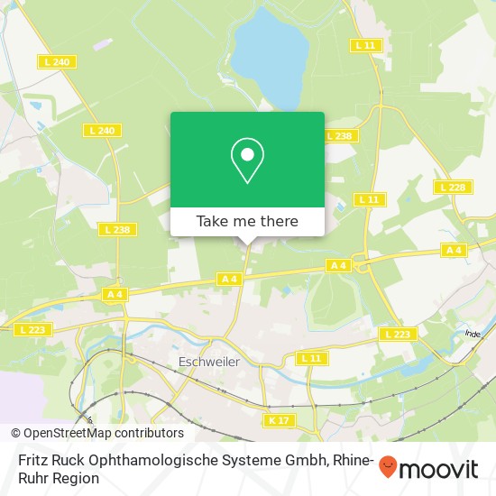 Fritz Ruck Ophthamologische Systeme Gmbh map