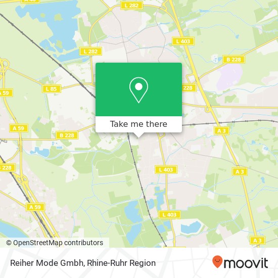 Reiher Mode Gmbh map