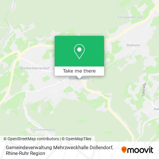 Gemeindeverwaltung Mehrzweckhalle Dollendorf map