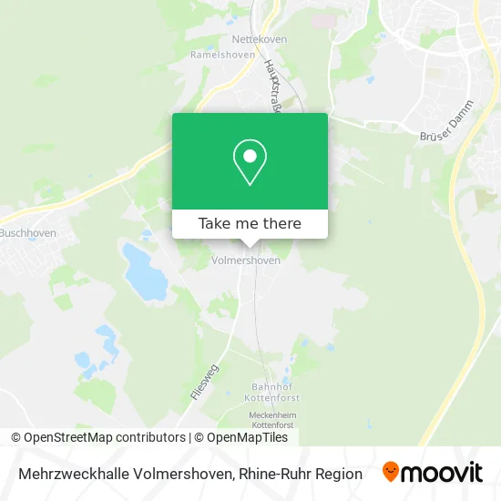 Карта Mehrzweckhalle Volmershoven