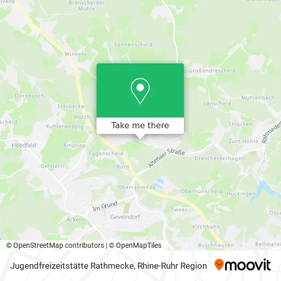 Карта Jugendfreizeitstätte Rathmecke