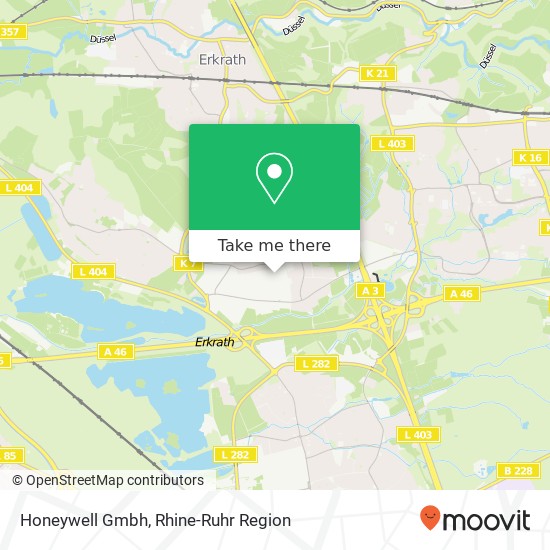 Honeywell Gmbh map