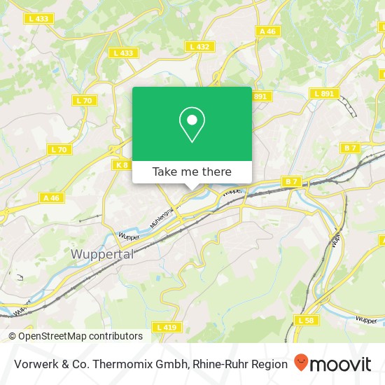 Vorwerk & Co. Thermomix Gmbh map