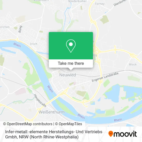 Infer-metall -elemente Herstellungs- Und Vertriebs Gmbh map