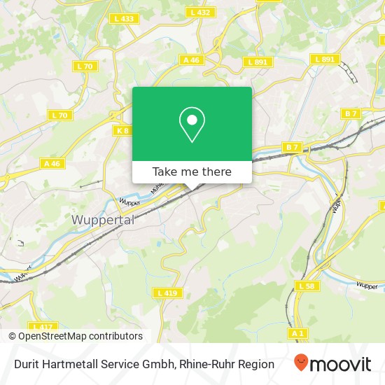 Durit Hartmetall Service Gmbh map