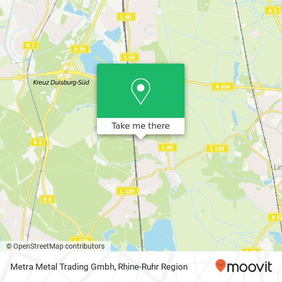 Metra Metal Trading Gmbh map