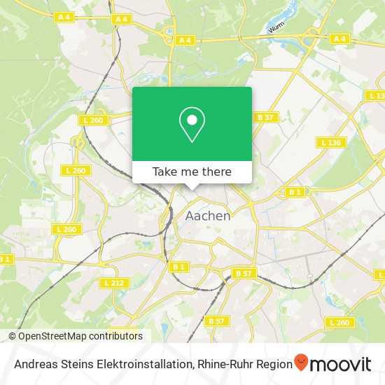 Andreas Steins Elektroinstallation map