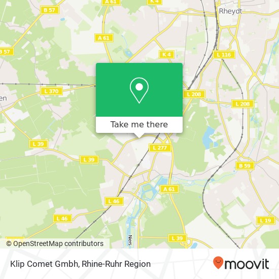 Klip Comet Gmbh map