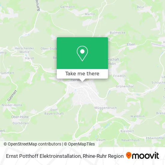 Карта Ernst Potthoff Elektroinstallation