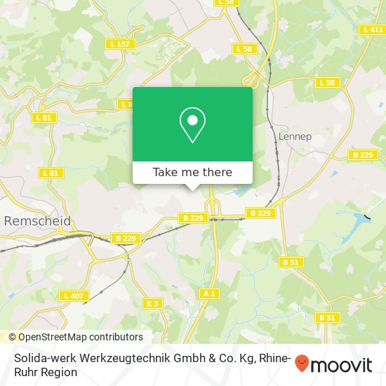 Карта Solida-werk Werkzeugtechnik Gmbh & Co. Kg