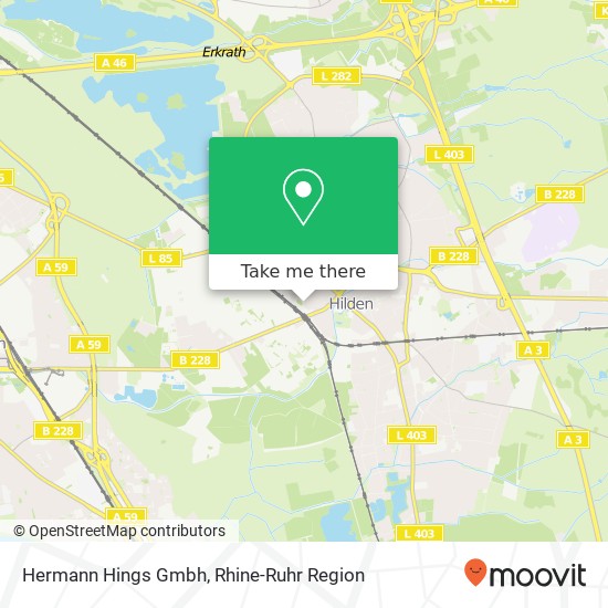 Hermann Hings Gmbh map