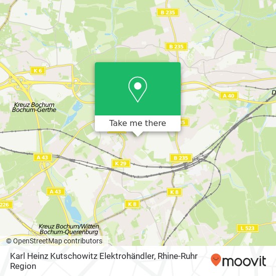Karl Heinz Kutschowitz Elektrohändler map