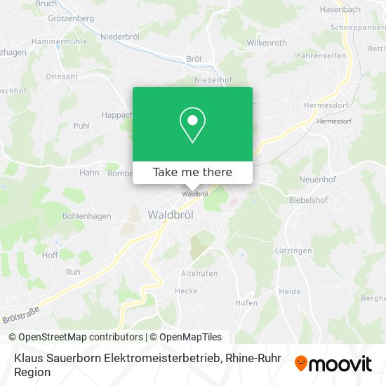 Карта Klaus Sauerborn Elektromeisterbetrieb