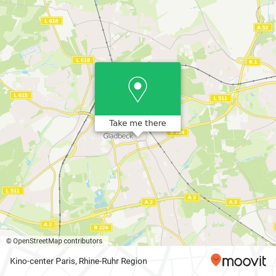 Kino-center Paris map
