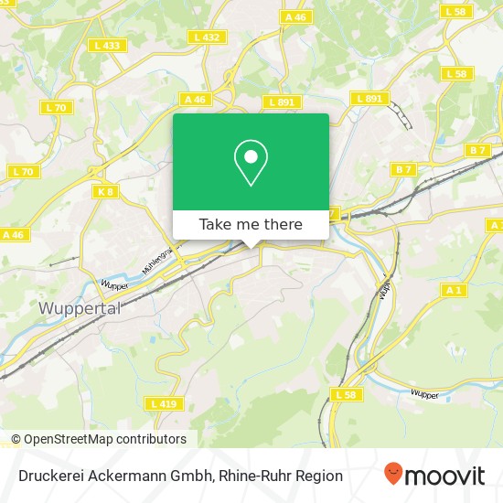 Druckerei Ackermann Gmbh map