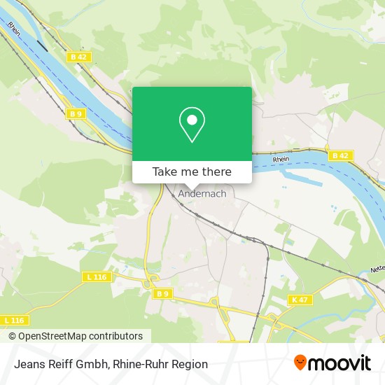 Jeans Reiff Gmbh map