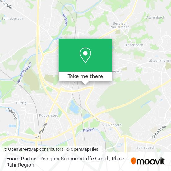 Foam Partner Reisgies Schaumstoffe Gmbh map