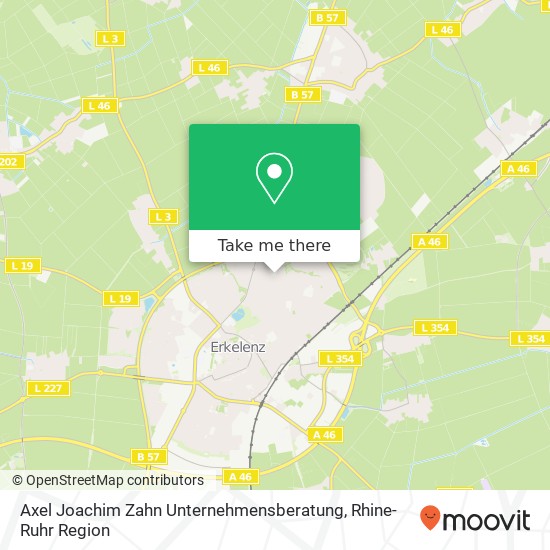 Axel Joachim Zahn Unternehmensberatung map