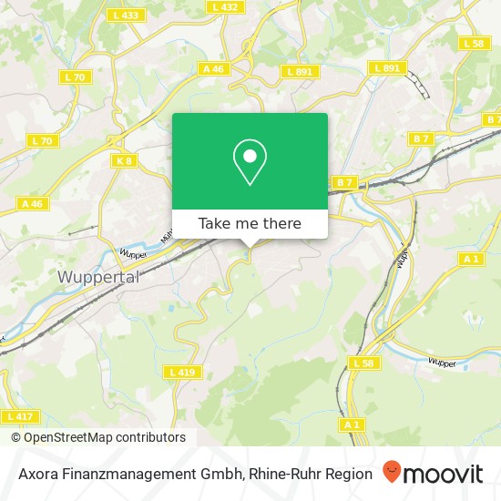 Axora Finanzmanagement Gmbh map