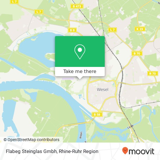 Flabeg Steinglas Gmbh map