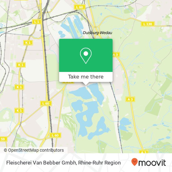 Fleischerei Van Bebber Gmbh map