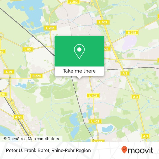 Peter U. Frank Baret map