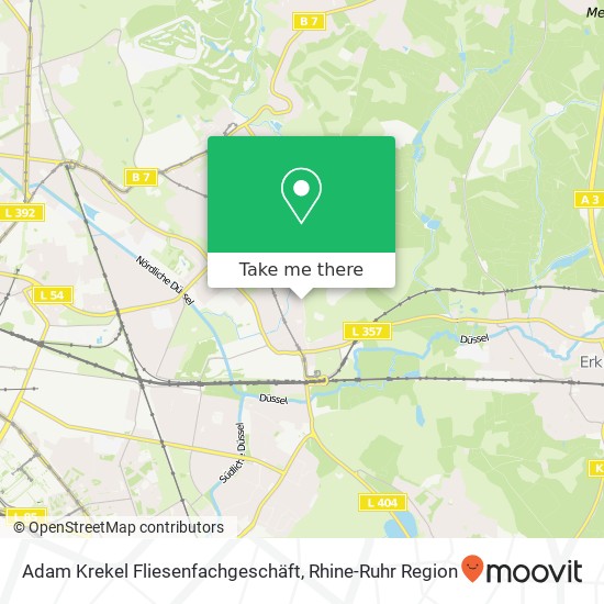 Adam Krekel Fliesenfachgeschäft map