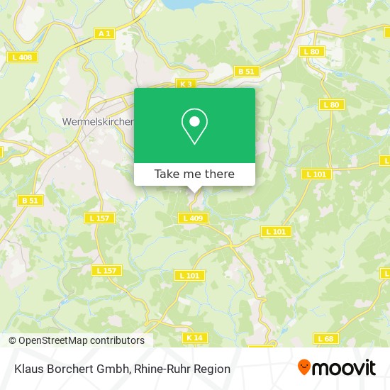 Klaus Borchert Gmbh map