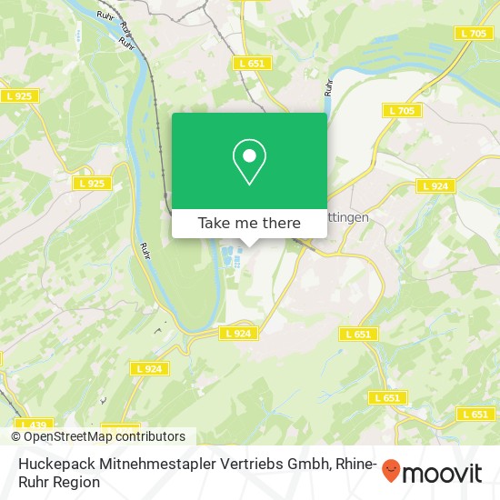 Huckepack Mitnehmestapler Vertriebs Gmbh map