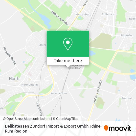 Delikatessen ZÜndorf Import & Export Gmbh map