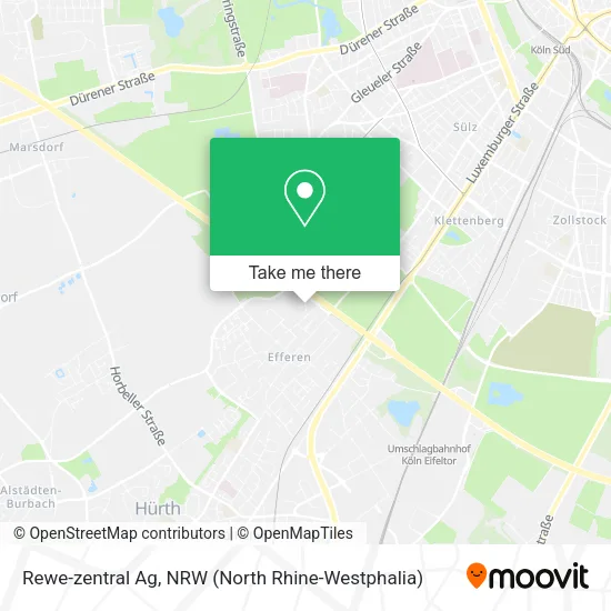 Rewe-zentral Ag map