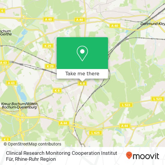 Clinical Research Monitoring Cooperation Institut Für map