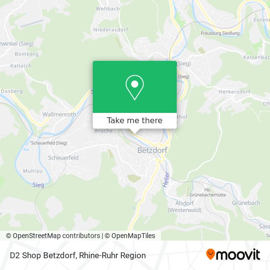 Карта D2 Shop Betzdorf