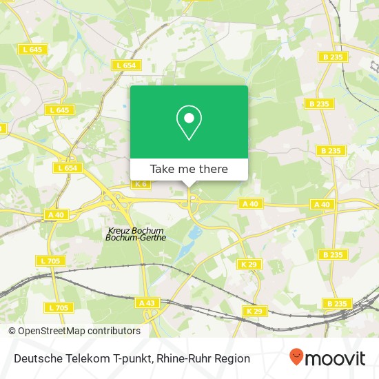 Deutsche Telekom T-punkt map