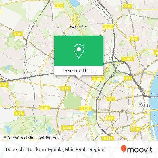 Deutsche Telekom T-punkt map