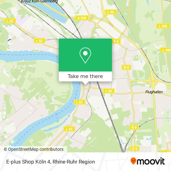 E-plus Shop Köln 4 map