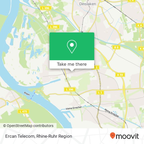 Ercan Telecom map