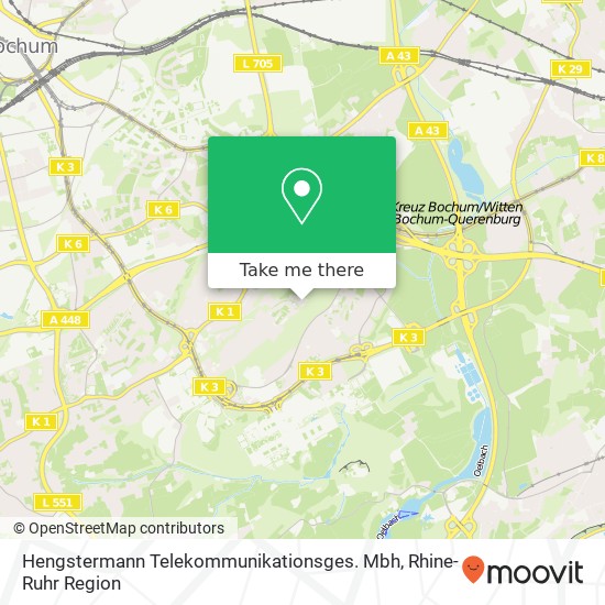 Hengstermann Telekommunikationsges. Mbh map