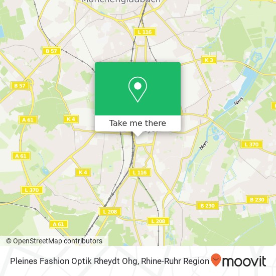 Карта Pleines Fashion Optik Rheydt Ohg