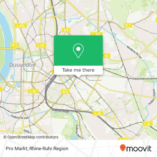 Pro Markt map