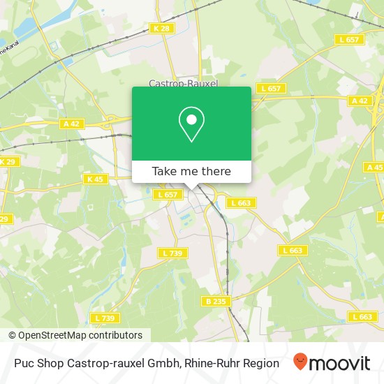 Puc Shop Castrop-rauxel Gmbh map