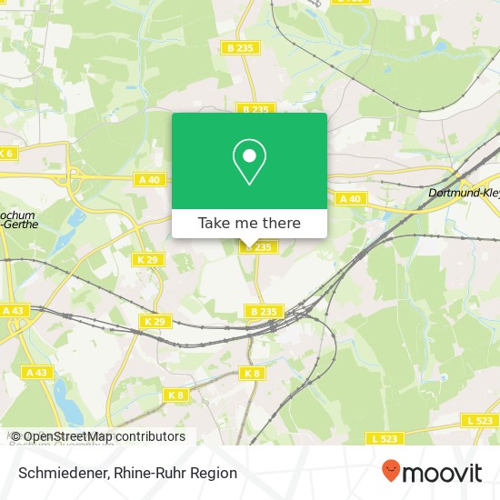 Schmiedener map