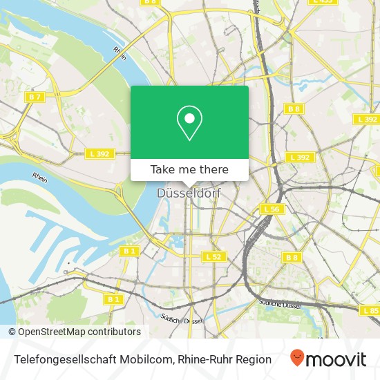 Telefongesellschaft Mobilcom map