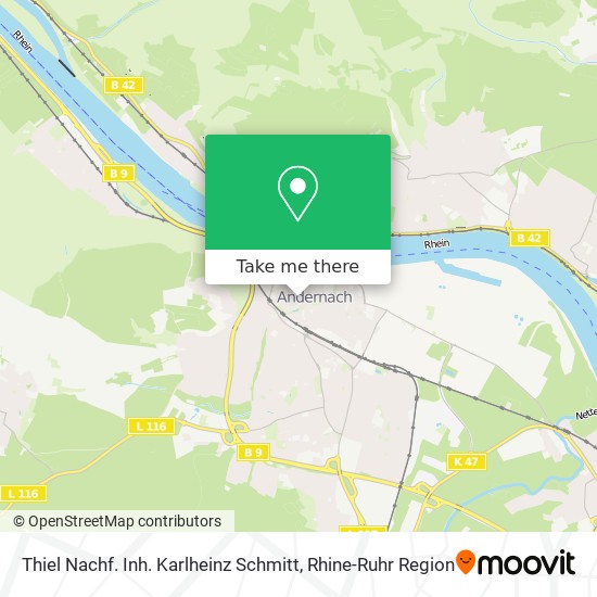 Thiel Nachf. Inh. Karlheinz Schmitt map