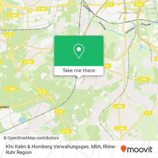 Khv Kelm & Homberg Verwaltungsges. Mbh map