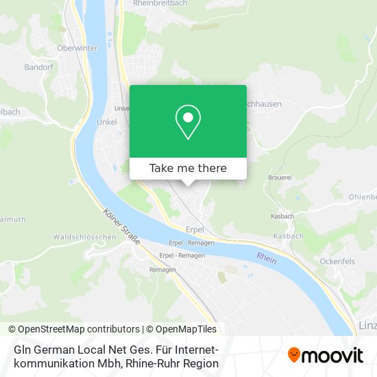 Gln German Local Net Ges. Für Internet-kommunikation Mbh map