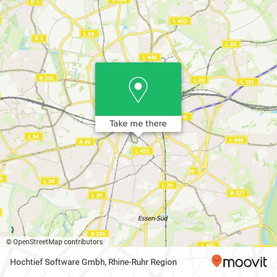 Hochtief Software Gmbh map