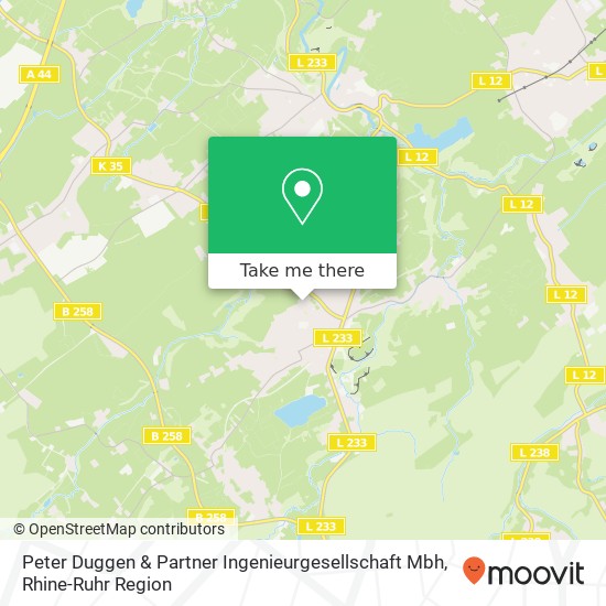 Peter Duggen & Partner Ingenieurgesellschaft Mbh map